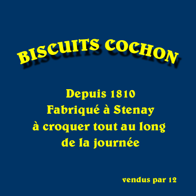 biscuits cochon